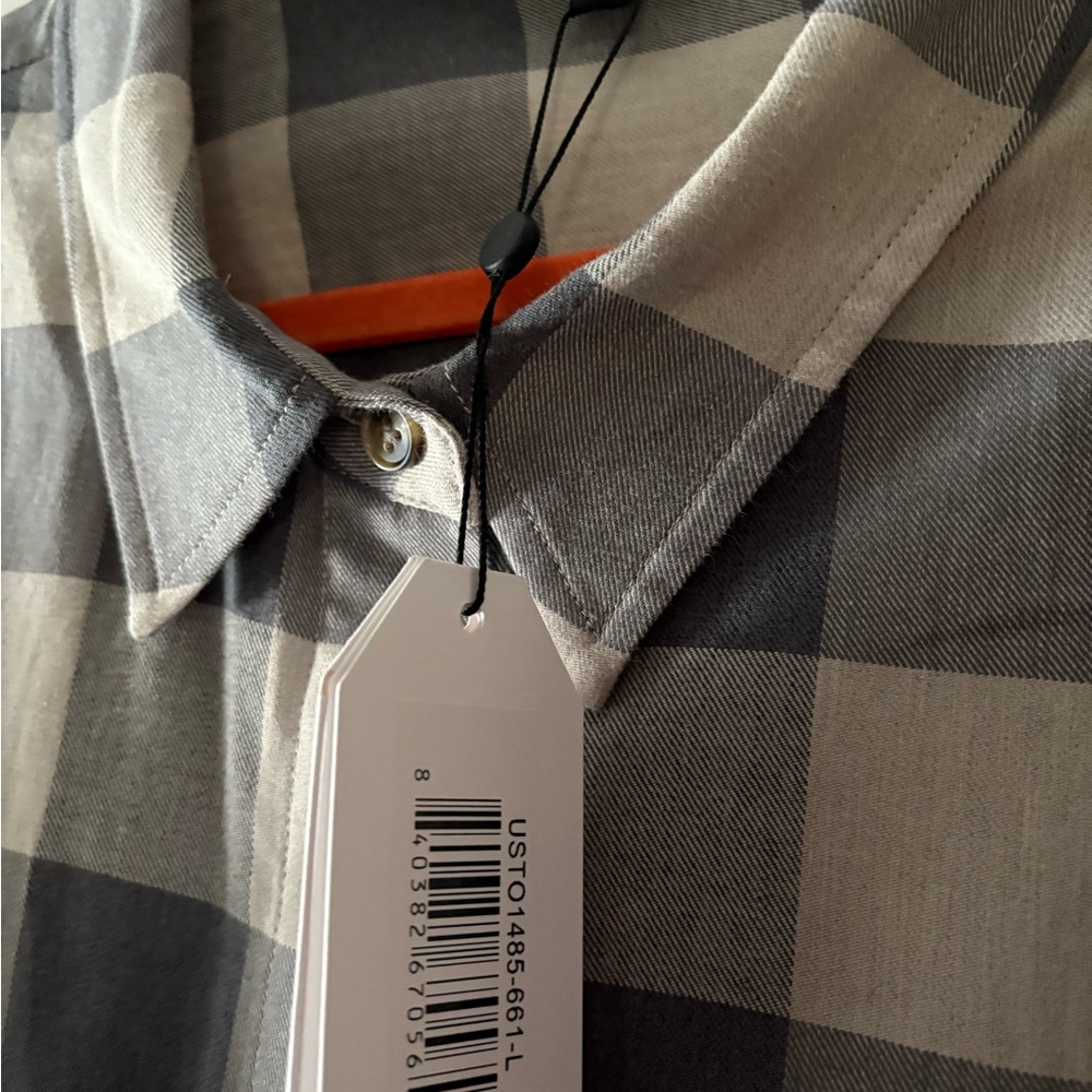 Universal Standard Elbe Stretch Cotton Flannel Shirt, Classic Fit